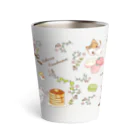 aska/ねこのかんづめのお花とスイーツと Thermo Tumbler