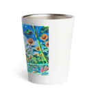 🌿Art shop Kano🌿のSea of a sunflower Thermo Tumbler