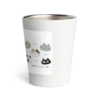 baaya_nekoの魚とにゃんずVer.保護猫たちのおうち探し　保護猫支援金付グッズ Thermo Tumbler