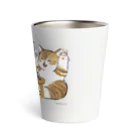 ボードゲームショップあそびばのボードゲームであそぶ猫 Thermo Tumbler