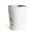 楽猫楽描しげ屋の人魂にゃんこ Thermo Tumbler