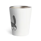 フジコの白黒おかめねこちゃん Thermo Tumbler