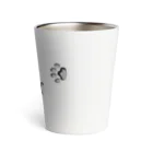 Baby Tigerの猫のあしあと2(ヨコ) Thermo Tumbler