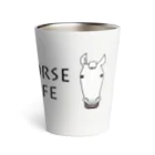 SHOP HAPPY HORSES（馬グッズ）のスピプーロゴ Thermo Tumbler