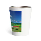 GALLERY misutawoの草原の飛行機 Thermo Tumbler