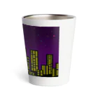 ドット絵アイテムの夜景 Thermo Tumbler