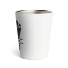 Fujiyorihinaのharapeko camp ねこタンブラー(白) Thermo Tumbler