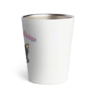 Teal Blue Coffeeのご飯の時間_PINK Ver. Thermo Tumbler