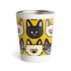 絵描きのunicoのねこのかお Thermo Tumbler