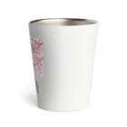 canvaアートデザインの桜とねこ Thermo Tumbler