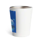 NORIMA'S SHOP の漂流した氷の上でクジラを眺めるしろくまくんとペンギンちゃん Thermo Tumbler