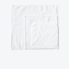 9bdesignのシンプル・スシパターン Towel Handkerchief is 37 x 34cm in size L, 20 x 20cm in size S