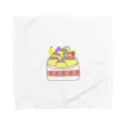 きょっぴの落書きのプリンいっぱいケーキ Towel Handkerchief