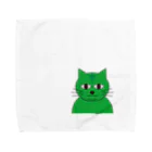 へちま商店のみどりねこ Towel Handkerchief