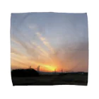 matsunomiののびた夕焼け雲 Towel Handkerchief