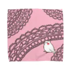 one-naacoの丸いオカメ(ピンク) Towel Handkerchief