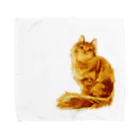 cats of hachiwabi🌱の046はちわびねこグッズ Towel Handkerchief
