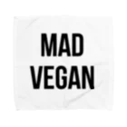 0.00%VEGAN SHOPのmad vegan（黒文字） タオルハンカチ