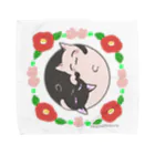 消しゴムはんことイラストNagomiya*のなごみまくらコラボデザイン Towel Handkerchief