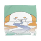 TeLのだるだるわんちゃん Towel Handkerchief