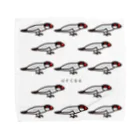 文鳥堂のほそくなる Towel Handkerchief
