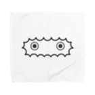 もこもこイエティのモノクロドアップもこもこイエティ Towel Handkerchief