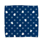 将棋グッズの将棋ドット（青） Towel Handkerchief