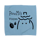  PinoMi's room【雑貨屋】のPinoMi's room（青） タオルハンカチ
