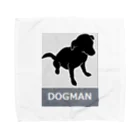 アメリカンベース のDOGMAN  白 タオルハンカチ