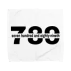 789（seven hundred and eighty-ninethのseven hundred and eighty-nineth タオルハンカチ