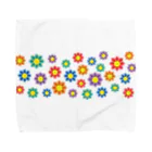 N's Creationのカラフルな花 Towel Handkerchief