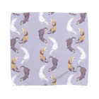 Fanfleecyのferret(lavender) Towel Handkerchief