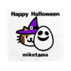 ミケタマのミケタマ Happy Halloween タオルハンカチ