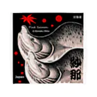 G-HERRINGのカラフトマス！紗那（樺太鱒；PINK SALMON）生命たちへ感謝を捧げます。※価格は予告なく改定される場合がございます。 タオルハンカチ