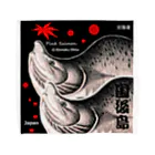 G-HERRINGのカラフトマス！国後島（樺太鱒；PINK SALMON）生命たちへ感謝を捧げます。※価格は予告なく改定される場合がございます。 Towel Handkerchief