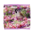 “すずめのおみせ” SUZURI店の桜の絨毯 Towel Handkerchief