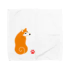 こな吉の見返り柴犬（赤） Towel Handkerchief