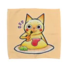 モスクワノマンボウのオムライス猫 Towel Handkerchief