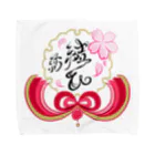 桜さつき と 神楽鈴の~ 結ひ ~ 紡 Towel Handkerchief