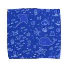 あべのうみのいきもの・青 Towel Handkerchief