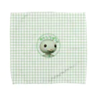 grk0 🌟ウサギのチャとシロ〜時々カッパのカフンショウのカッパ　チェック Towel Handkerchief