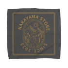 2代目  中山商店　※コロナ後遺症休職中のボックスロゴ　グレー Towel Handkerchief