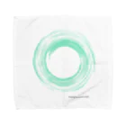 mamy's crystal colorのWaveシリーズ　green Towel Handkerchief