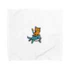 Padawanshopのねこイルカ　茶トラ Towel Handkerchief