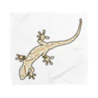 LalaHangeulのJapanese gecko(ニホンヤモリ)　英語デザイン Towel Handkerchief
