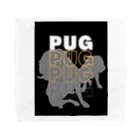 INULAVITAのPug silhouette Towel Handkerchief