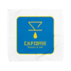 【公式】C.H.P COFFEEオリジナルグッズの『C.H.P COFFEE』ロゴ_02 タオルハンカチ