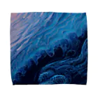 流水*ryu-sui@NFT AIartist/流浪人の彩波〜Ayanami〜Coloring Waves Towel Handkerchief