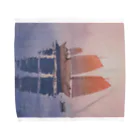 寿めでたや(ukiyoe)の日本画：吉田博_瀬戸内海集帆船 朝 Towel Handkerchief