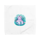 いつもおおきに！たけじいちゃんのWhite Tiger Baby Sigi Towel Handkerchief